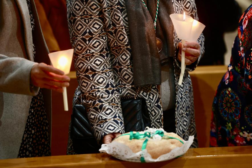Procesión y Misa de las Candelas 2024 , tortas de las candelas