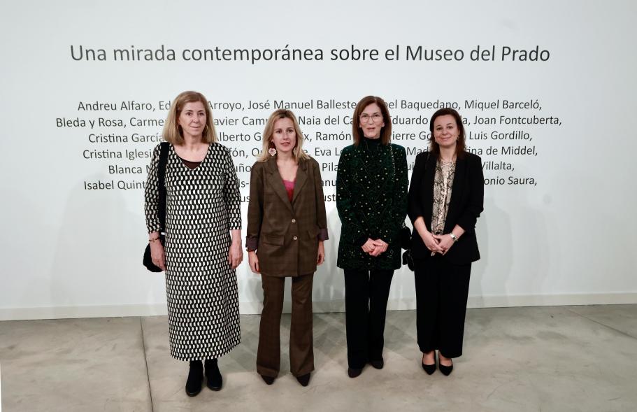 Inauguración de la exposición 'Una mirada contemporánea sobre el Museo del Prado', miembros de la Fundación Amigos del Museo del Prado