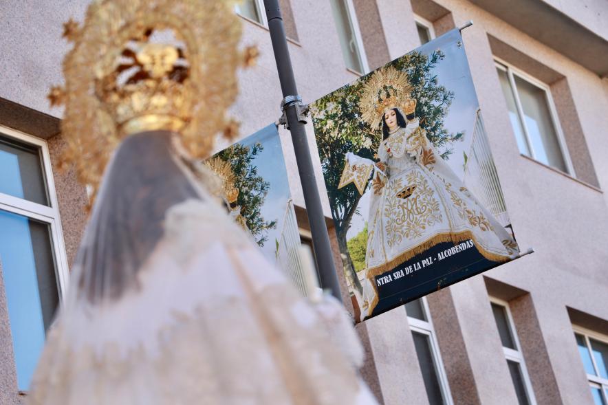 Procesión y Misa de las Candelas 2024, imagen de la Virgen de la Paz