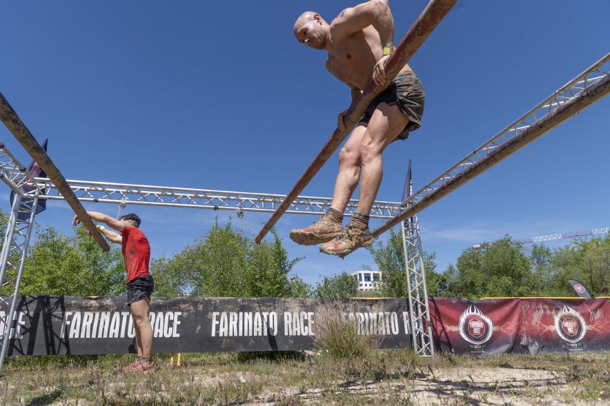 Farinato Race, participantes realizando pruebas