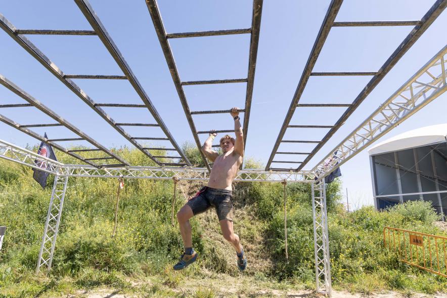 Farinato Race, participantes realizando pruebas