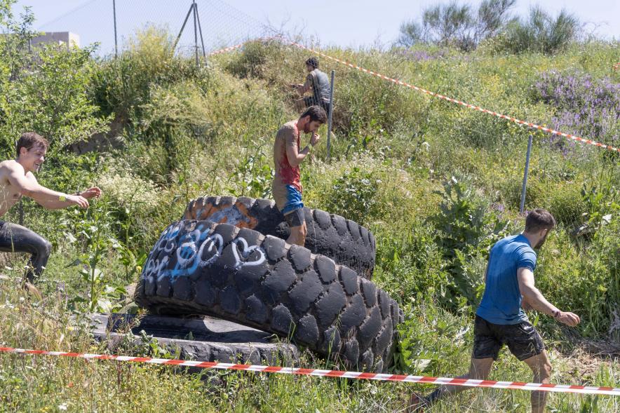 Farinato Race, participantes realizando pruebas