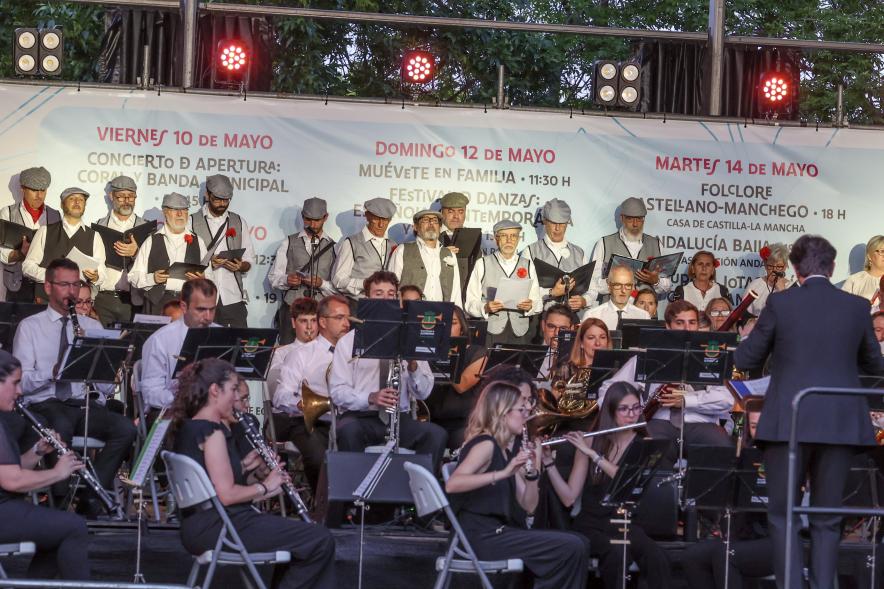 San Isidro 2024 - Inauguración,  concierto Banda  y Coral