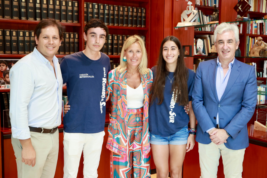 Alcobendas Rumbo al Sur,  recepción jóvenes participantes
