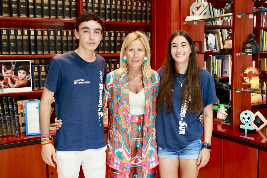 Alcobendas Rumbo al Sur,  recepción jóvenes participantes
