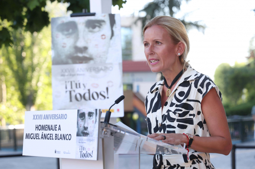 Homenaje a Miguel Ángel Blanco, palabras alcaldesa