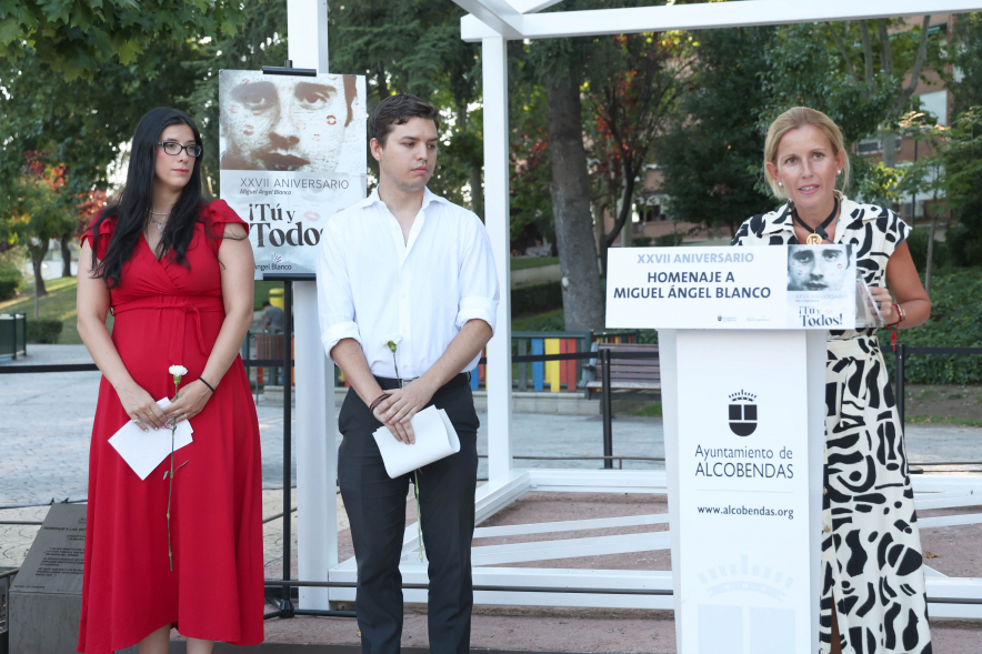 Homenaje a Miguel Ángel Blanco, palabras alcaldesa