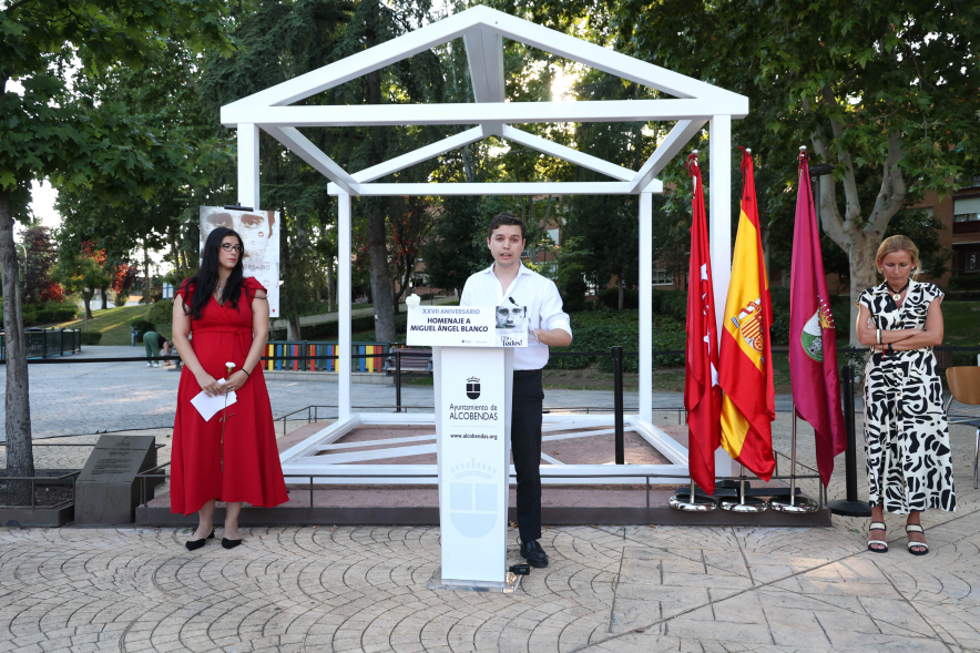 Homenaje a Miguel Ángel Blanco, palabras Borja