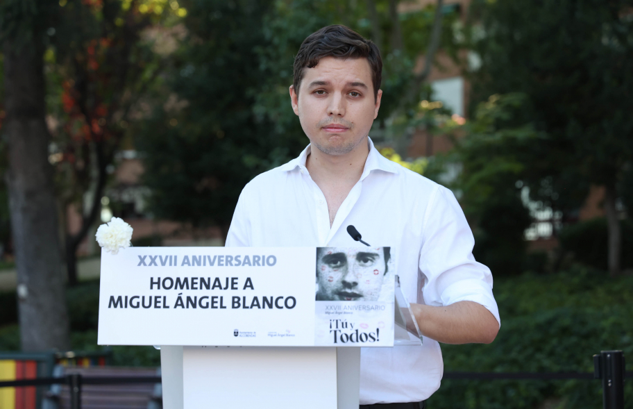 Homenaje a Miguel Ángel Blanco, palabras Borja