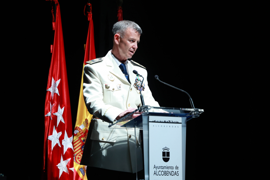 Homenaje a la Policía Local con motivo de la festividad de San Juan,  palabras Antonio Pardo
