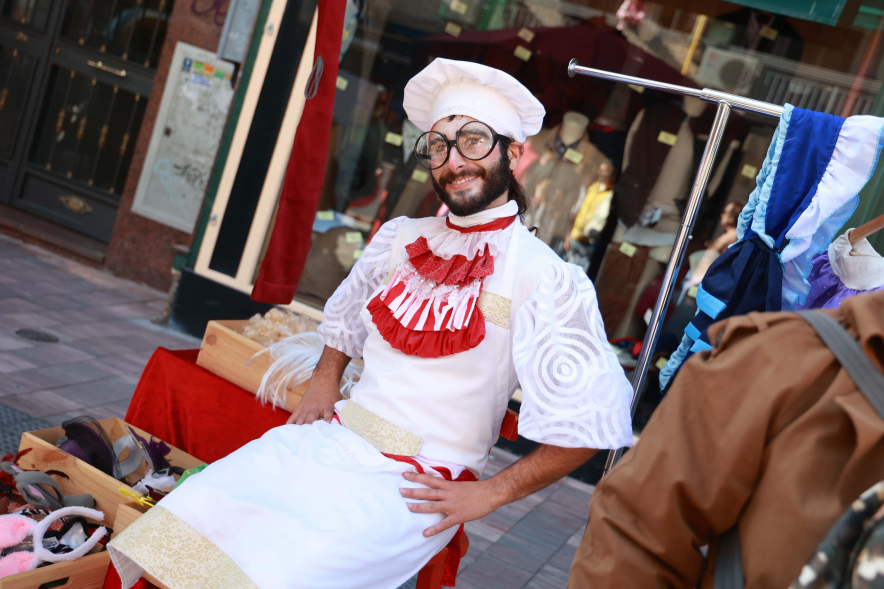 Comercios Mágicos, animador de calle