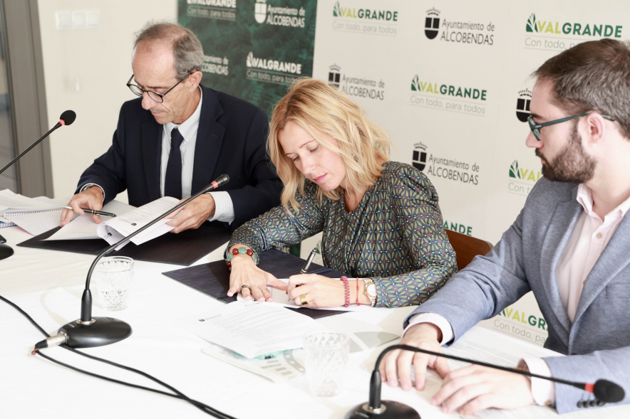 Presentación a medios de "Acciones públicas y sostenibilidad del Proyecto Valgrande", firma
