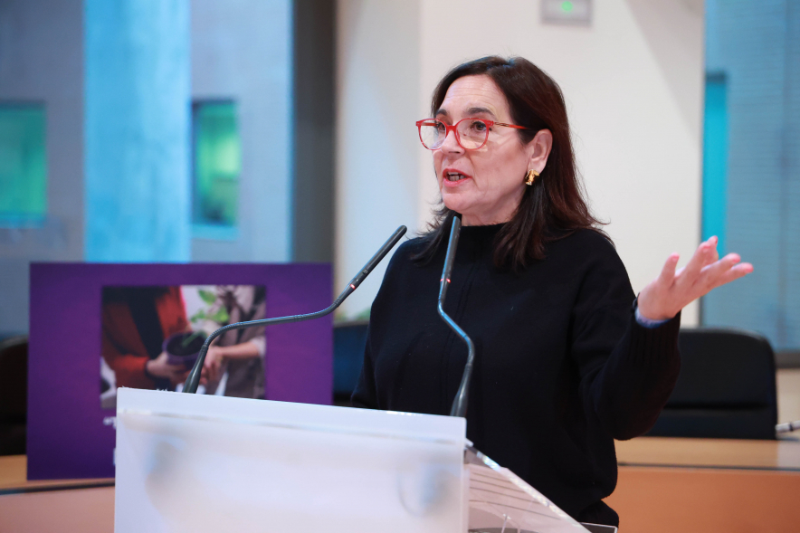 Lectura de manifiesto contra la violencia de género, palabras
