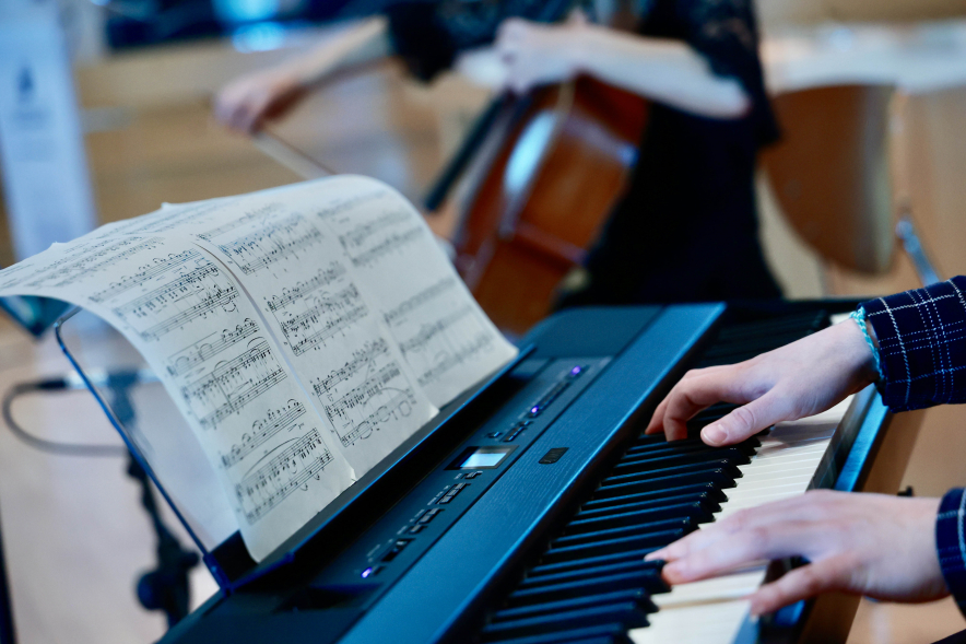 Homenaje a profesores jubilados, actuación escuela municipal de música de Alcobendas