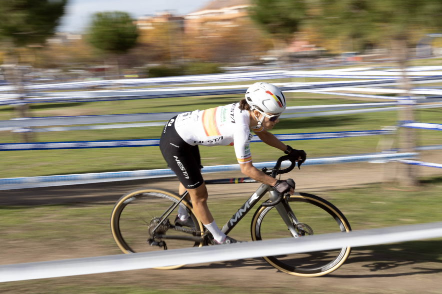 XII Ciclocross Ciudad de Alcobendas EnBici, ciclista compitiendo