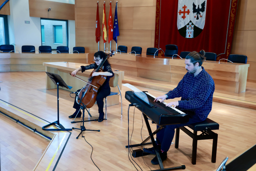 Homenaje a profesores jubilados, actuación escuela municipal de música de Alcobendas