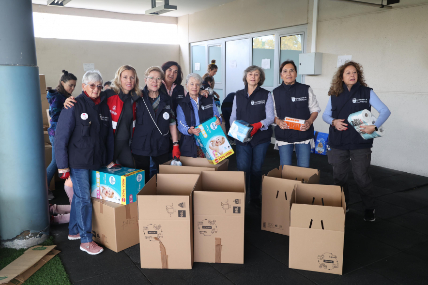 Alcobendas se solidariza con los afectados por las inundaciones de la DANA en la Comunidad Valenciana, recogida de alimentos