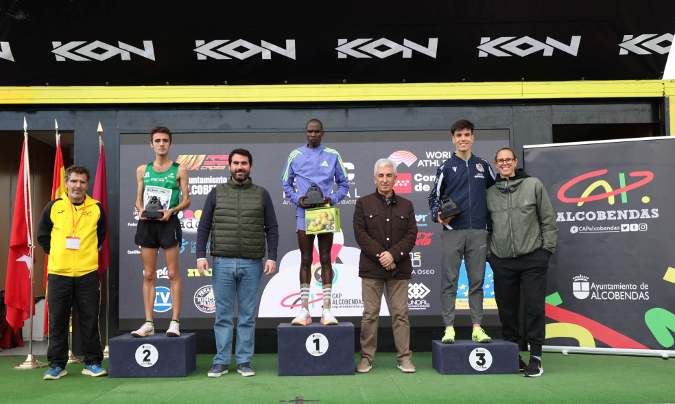 XLII Cross Internacional de la Constitución, podio