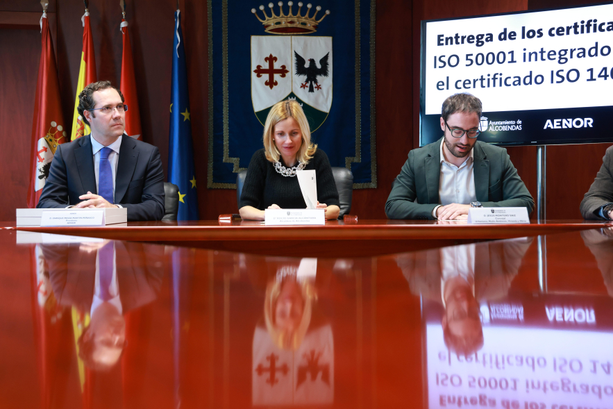 Entrega de certificados ISO-AENOR, entrega de certificados