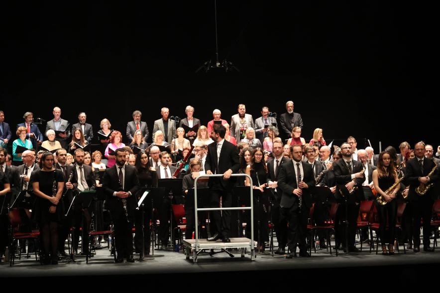 Concierto de Navidad, actuación Banda Municipal y Coral de Alcobendas