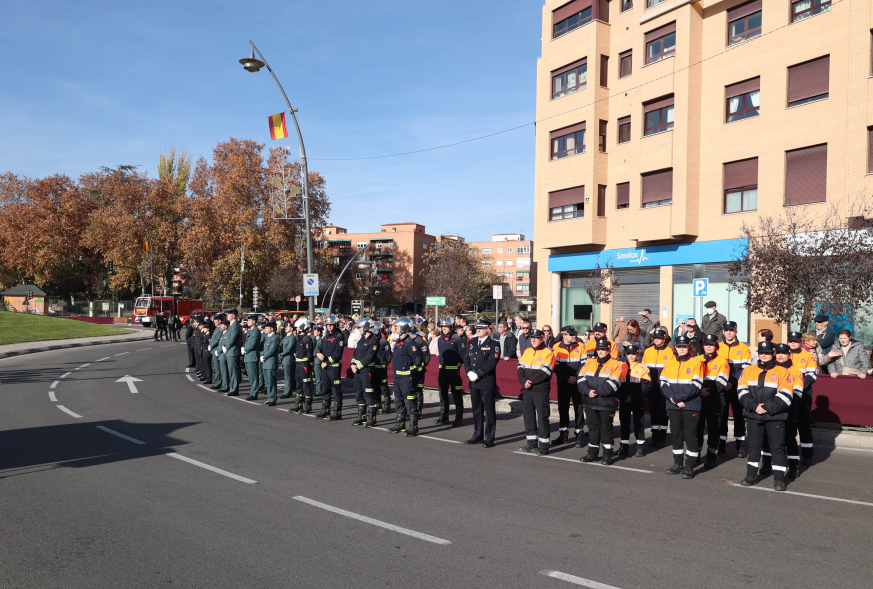 Día de la Constitución, cuerpos de seguridad