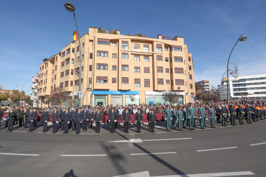 Día de la Constitución, cuerpos de seguridad