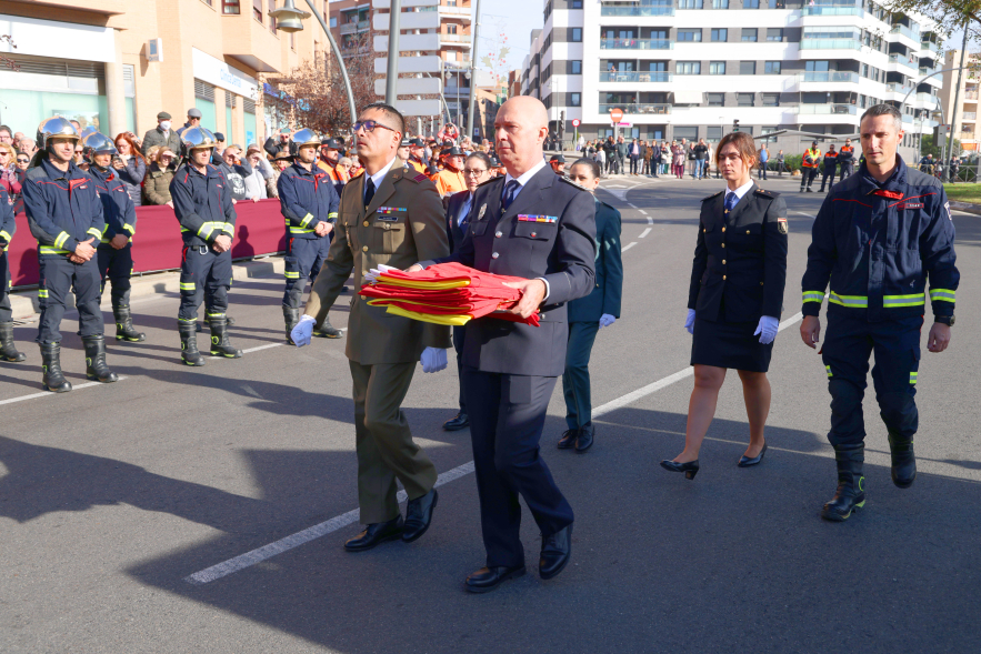 Día de la Constitución, cuerpos de seguridad