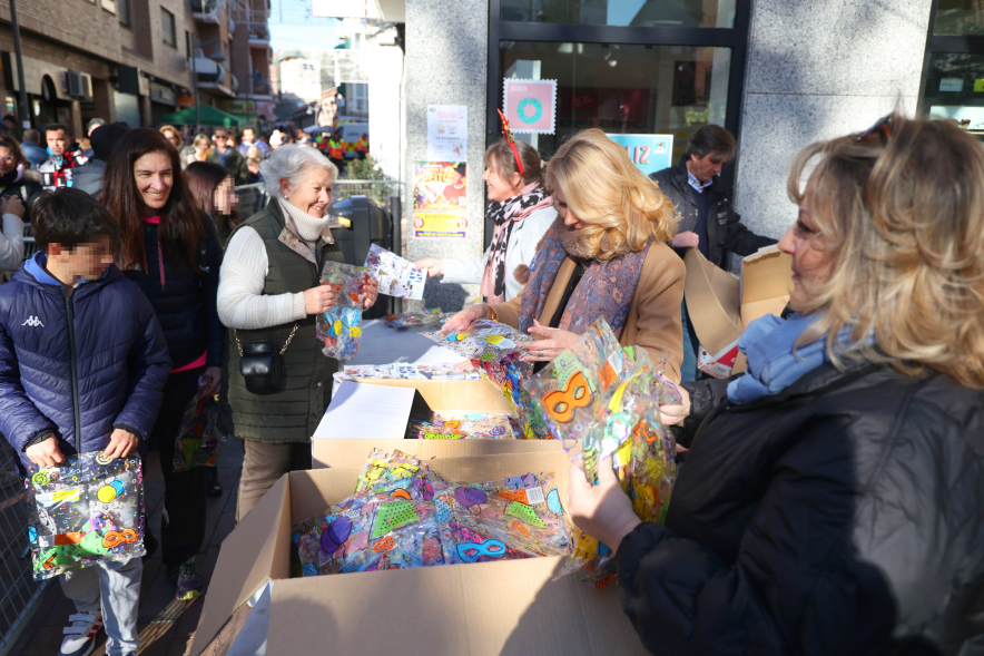 Celebración de las préuvas, reparto de cotillones