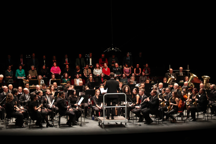 Concierto de Navidad, actuación Banda Municipal y Coral de Alcobendas