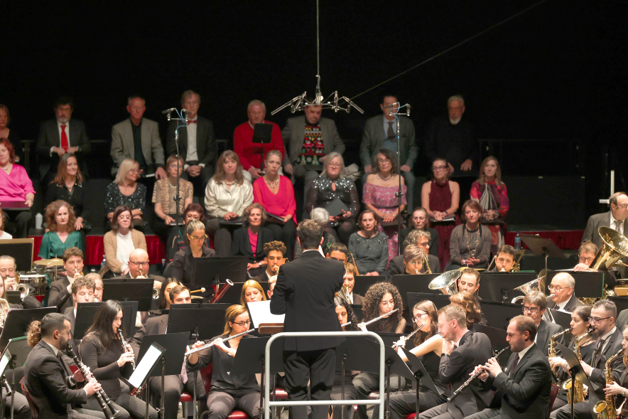 Concierto de Navidad, actuación Banda Municipal y Coral de Alcobendas