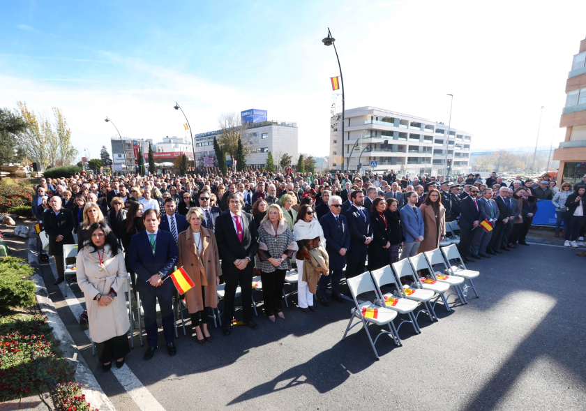 Día de la Constitución, asistentes al acto
