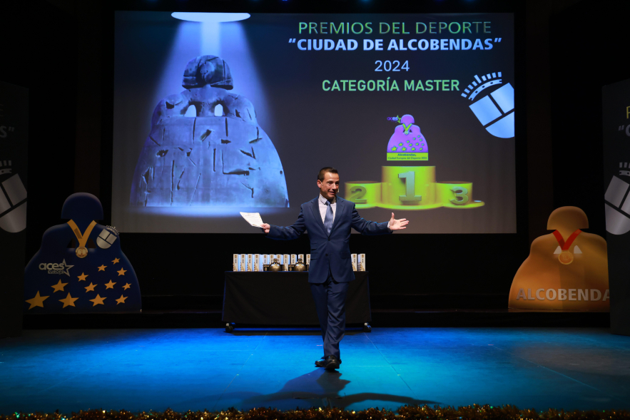Premios del Deporte "Ciudad de Alcobendas" 2024 Categoría Máster, presentador