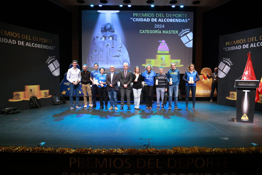 Premios del Deporte "Ciudad de Alcobendas" 2024 Categoría Máster, entrega de premios