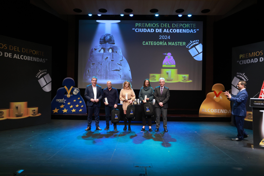 Premios del Deporte "Ciudad de Alcobendas" 2024 Categoría Máster, entrega de premios