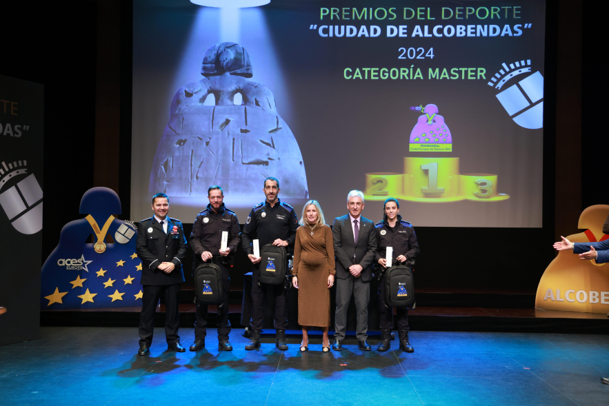 Premios del Deporte "Ciudad de Alcobendas" 2024 Categoría Máster, entrega de premios
