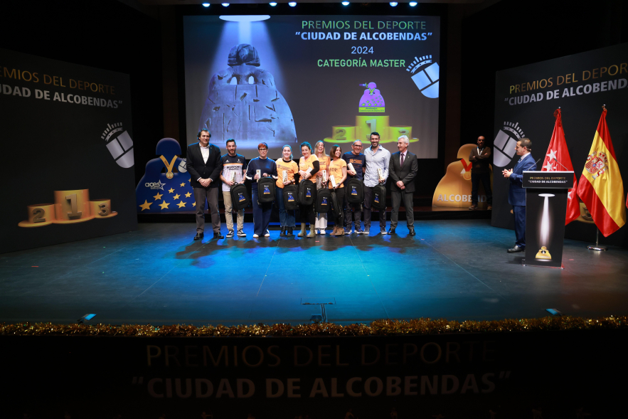Premios del Deporte "Ciudad de Alcobendas" 2024 Categoría Máster, entrega de premios