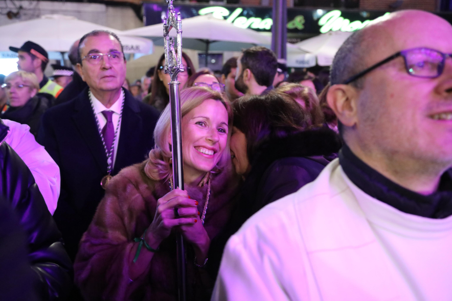 Procesión de la Virgen de la Paz, alcaldesa en procesión