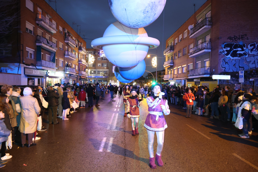 Cabalgata de Reyes 2025, animación desfile