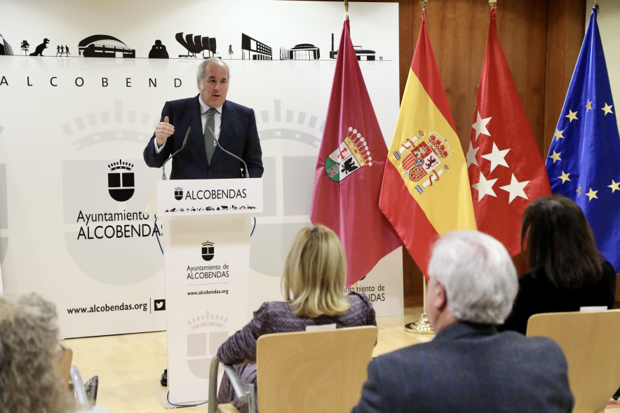 Encuentro de Empresas de la Unión Europea instaladas en Alcobendas, palabras Luis Suárez de Lezo