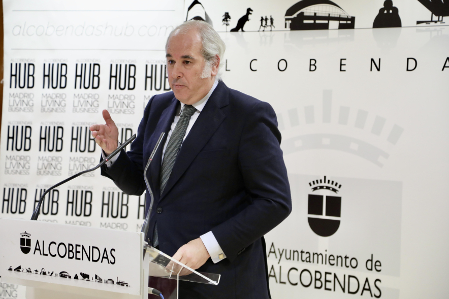 Encuentro de Empresas de la Unión Europea instaladas en Alcobendas, palabras Luis Suárez de Lezo