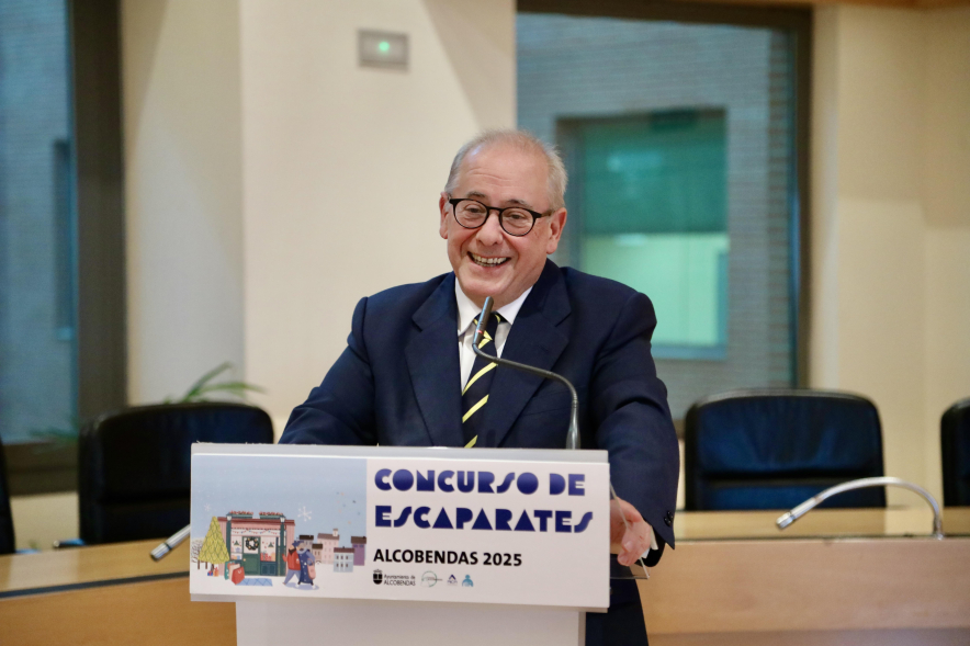 Entrega de premios Concurso de Escaparates, palabras Javier Beitia