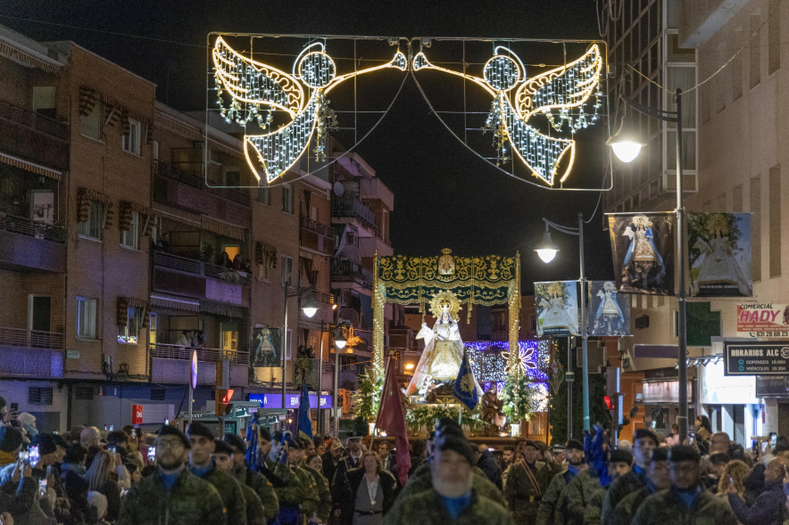 Procesión de la Virgen de la Paz, procesión