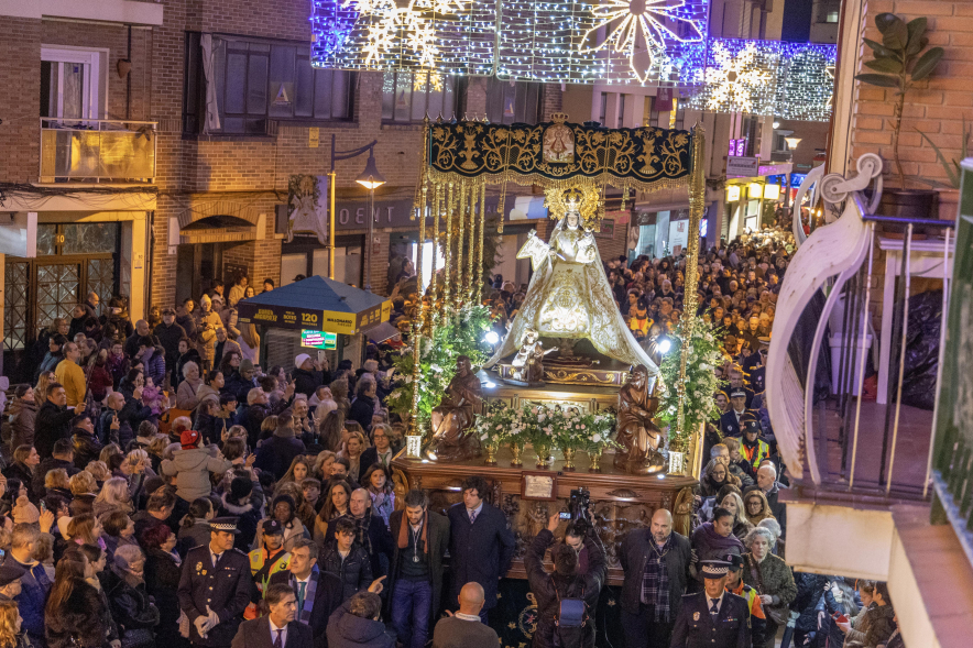 Procesión de la Virgen de la Paz, procesión