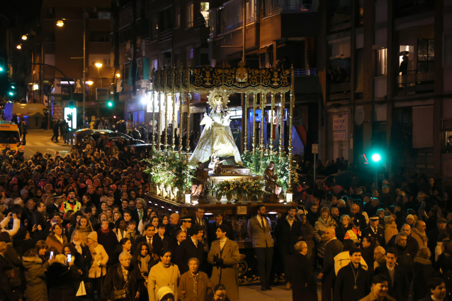 Procesión de la Virgen de la Paz, procesión