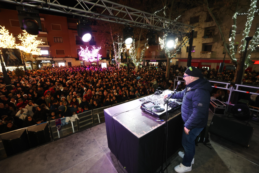 Pregón de las Fiestas de la Virgen de la Paz 2025, animación musical a cargo de DJ pulpo 