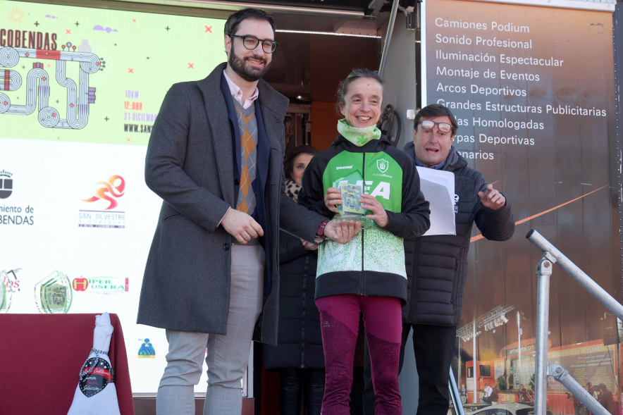 San Silvestre 2024, entrega de trofeos