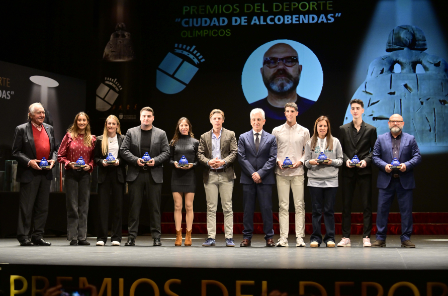 Gala del Deporte 2024, entrega de premios fotografía de familia