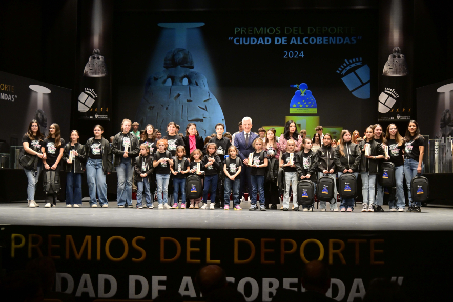 Gala del Deporte 2024, entrega de premios fotografía de familia