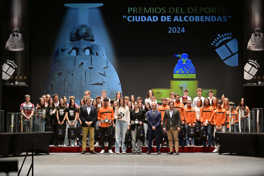 Gala del Deporte 2024, entrega de premios fotografía de familia