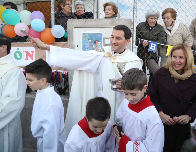 Fiesta de San Antón 2025, alcaldesa en bendición de animales